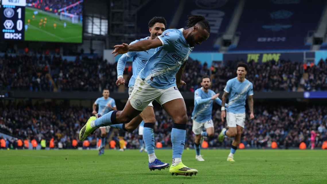 Manchester City logró su primer triunfo del año en Premier League: venció a Wolves